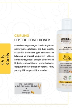 Mixup! Bukleli ve Dalgalı Saçlar için Pro-Hair Peptit,L-Karnitin,Amino Kompleks Krem 250 ML - Thumbnail