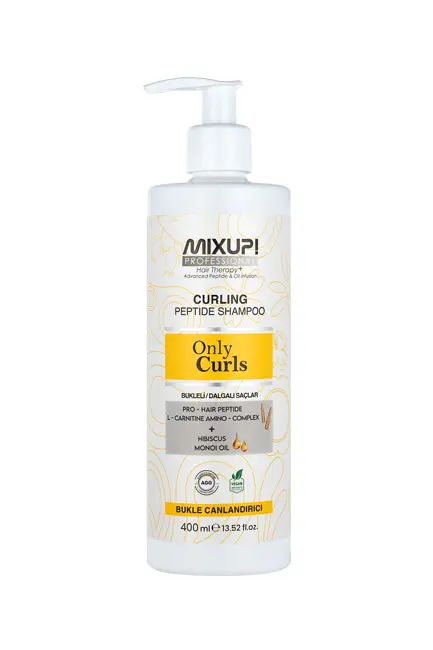 Mixup! Bukleli ve Dalgalı Saçlar için Pro-Hair Peptit,L-Karnitin,Amino Kompleks Şampuan 400 ML