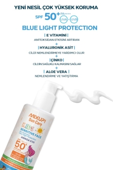 Mixup! Doğal İçerikli Vegan Sertifikalı SPF 50+ Çocuk Güneş Kremi (Aloe Vera-Mineral-Çinko İçerikli) 75 ml - Thumbnail