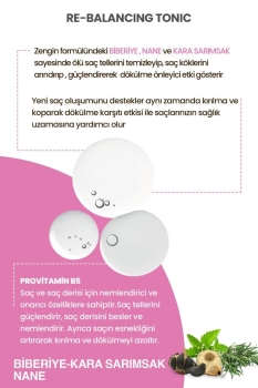 BOTANICA COMFORT Dökülme Önleyici Güçlendirici Saç Oluşumu Destekleyici Biberiye, Kara Sarımsak Özlü Saç Tonik 250 ML - Thumbnail