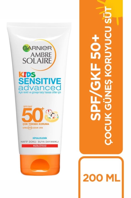 Garnier Ambre Solaire Sensitive Advanced Çocuk Süt GKF50+ 200ML