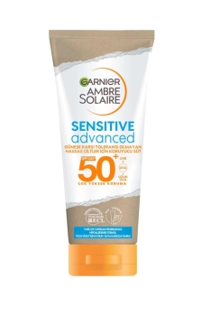 Garnier Ambre Solaire Sensitive Advanced Koruyucu Süt GKF50+ - Thumbnail