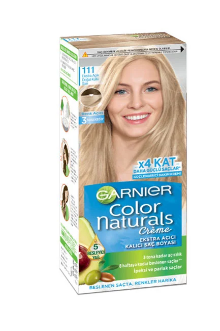 Garnier Color Naturals 111 Ekstra Açık Doğal Küllü Sarı