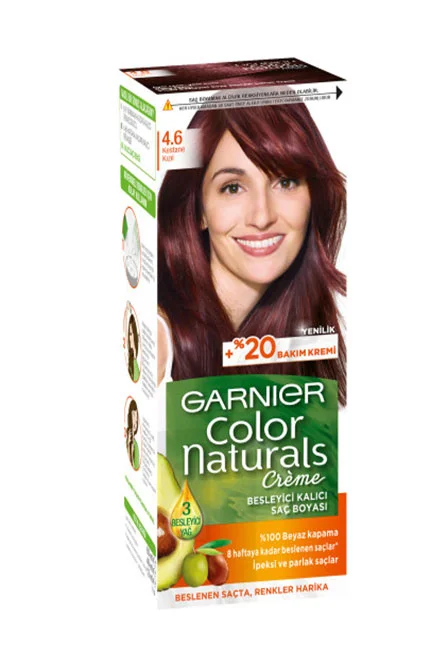 Garnier Color Naturals Saç Boyası 4.6 Kestane Kızıl