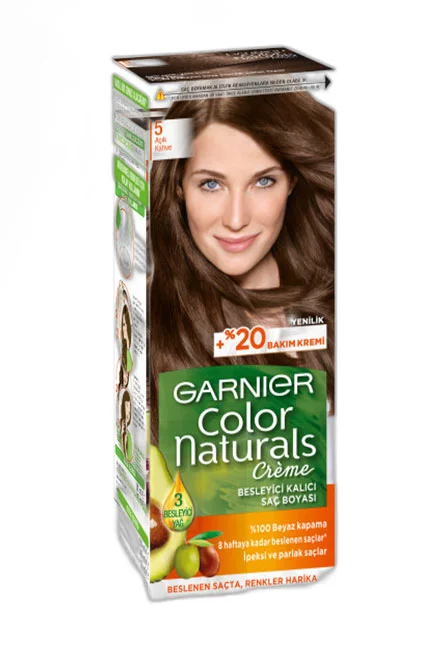 Garnier Color Naturals Saç Boyası 5 Açık Kahve