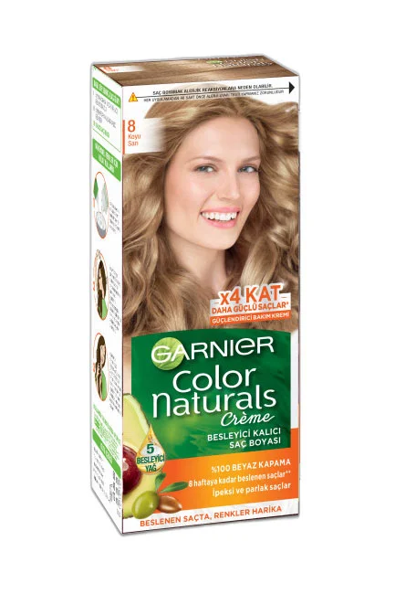 Garnier Color Naturals Saç Boyası 8 Koyu Sarı