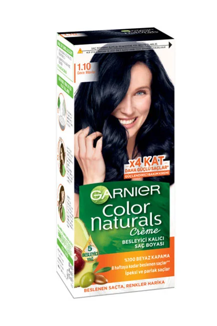 Garnier Color Naturals 1.10 Gece Mavisi Saç Boyası