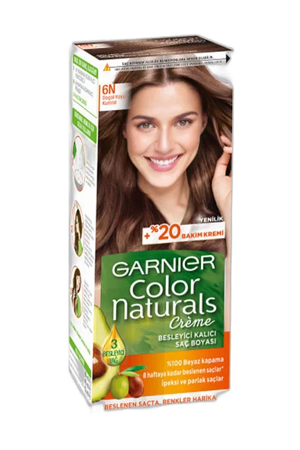 Garnier Color Naturals Saç Boyası 6N Doğal Koyu Kumral