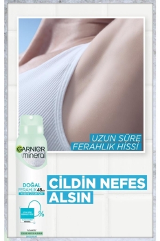 Garnier Mineral Doğal Ferahlık Hassas Ciltler İçin Sprey Deodarant 150 ml - Thumbnail