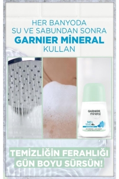 Garnier Mineral Saf & Temiz Arındırıcı Roll-On Deodorant 50 ml - Thumbnail