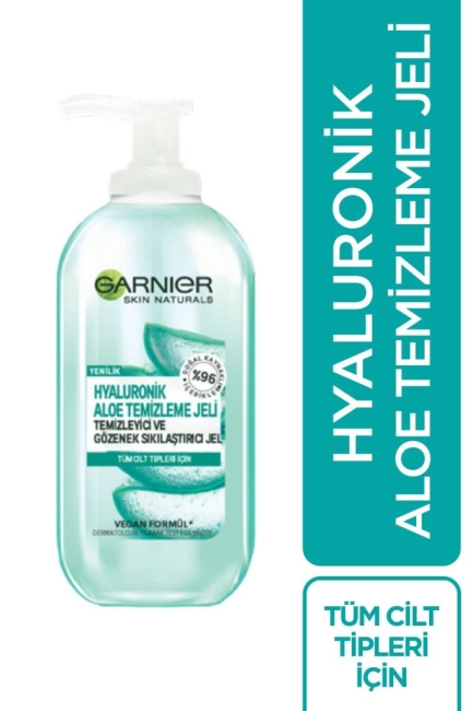 Garnier Skin Naturals Hyaluronik Aloe Gözenek Sıkılaştırıcı Temizleme Jeli 200 ml