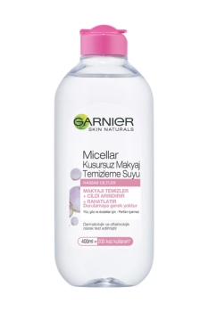 Garnier Skin Naturals Micellar Hassas Ciltler İçin Kusursuz Makyaj Temizleme Suyu 400 ml - Thumbnail