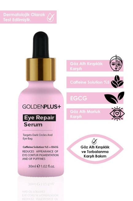 GoldenPlus Göz Altı Torbalanma Ve Morluk Karşıtı Göz Çevresi Aydınlatıcı Serum 30ml