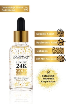 GoldenPlus - GoldenPlus Yaşlanma Ve Kırışıklık Karşıtı Altın Parçacıklı Serum 30ml