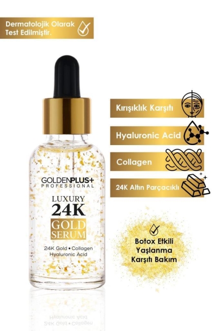 GoldenPlus Yaşlanma Ve Kırışıklık Karşıtı Altın Parçacıklı Serum 30ml