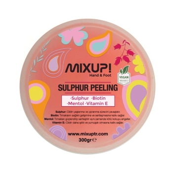 Mixup! Hand & Foot Sulphur Nemlendirici - Arındırıcı Peeling 300 gr - Thumbnail