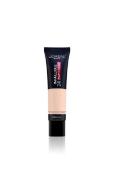 L'Oreal Paris - Infaillible 24H Matte Cover Yüksek Kapatıcı Fondöten 25 Rose Ivory 3600523784394