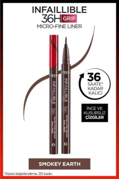  Infaillible 36H Grip Micro Fine Eyeliner 02 Smokey Earth - Thumbnail