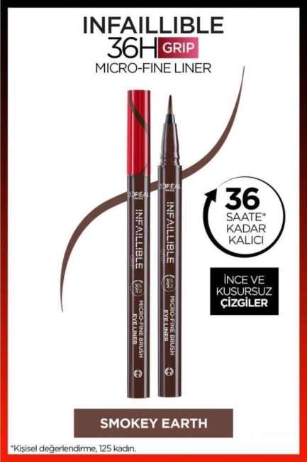  Infaillible 36H Grip Micro Fine Eyeliner 02 Smokey Earth