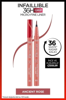 L'Oreal Paris - Infaillible 36H Grip Micro Fine Eyeliner 03 Ancient Rose