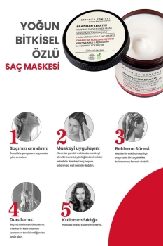 BOTANICA COMFORT İşlem Görmüş ve Yıpranmış Saçlar için Onarıcı Keratin ve Amla Yağı Özlü Saç Maskesi 220 ML - Thumbnail