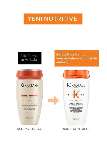 Kerastase Nutritive Bain Satin Riche Yoğun Nemlendirici Şampuan 250 ml - Thumbnail