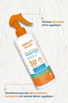 Leke Karşıtı Güneş Koruma Losyonu SPF 30+ Çinko ,Portakal Yağı ve Shea Butter İçerikli 200 ML - Thumbnail