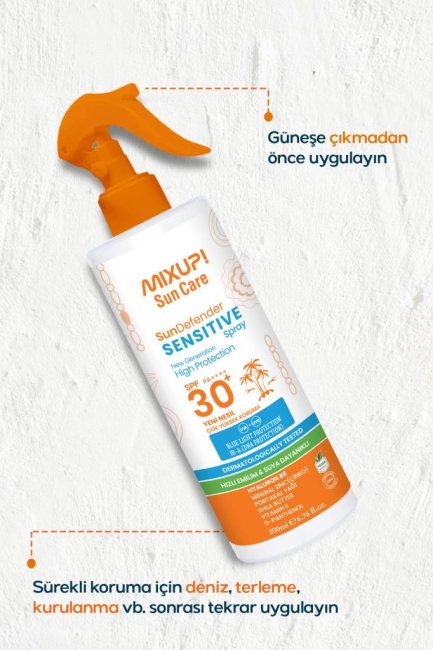 Leke Karşıtı Güneş Koruma Losyonu SPF 30+ Çinko ,Portakal Yağı ve Shea Butter İçerikli 200 ML