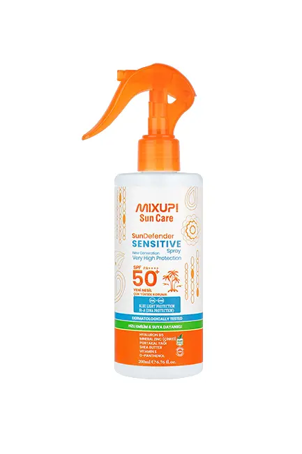 Mixup! Leke Karşıtı Güneş Koruma Losyonu SPF 50+ Çinko, Portakal Yağı ve Shea Butter İçerikli 200 ML