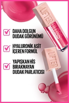 Lifter Gloss Nemlendirici Dudak Parlatıcısı- 22 Peach Ring - Thumbnail