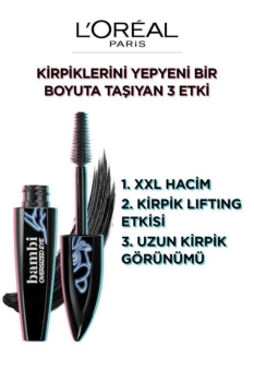 L'oréal Paris Bambi Eye Oversized Ceylan Göz Etkili Maskara - Siyah - Thumbnail