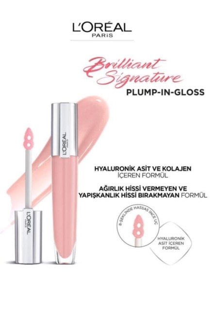 L'Oréal Paris Brilliant Signature Plump in Gloss Ruj 402 I Soar