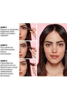 L'Oréal Paris Brow Artist Plump & Set Dolgun Görünüm Veren Kaş Sabitleyici Maskara - 108 Dark Brunette - Thumbnail