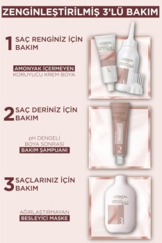 L’Oréal Paris Excellence Creme Nude Renkler Saç Boyası – 3U Nude Koyu Kahve - Thumbnail