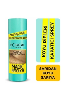 L'Oreal Paris - L'oréal Paris Magıc Retouch Koyu Dipleri Kapatıcı Sprey - Sarıdan Koyu Sarıya