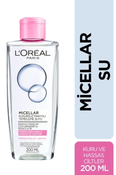 L'Oréal Paris Micellar Makyaj Temizleme Suyu 200ml - Normalden Kuruya - Thumbnail