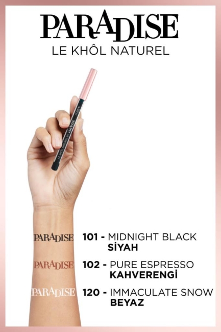 L'Oréal Paris Paradise Le Khol Göz Kalemi 101 Midnight Black