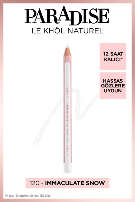 L'Oréal Paris Paradise Le Khol Göz Kalemi 120 Immaculate Snow