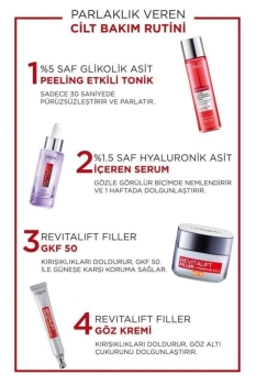 L'Oréal Paris Revitalift %5 Saf Glikolik Asit Peeling Etkili Tonik 180ml - Thumbnail