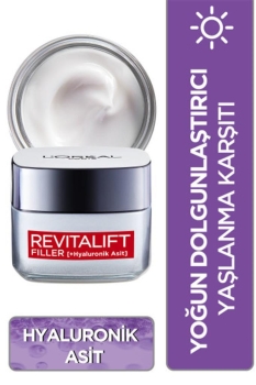 L'Oréal Paris Revitalift Filler Yoğun Dolgunlaştırıcı Yaşlanma Karşıtı Gündüz Kremi- Hyaluronik Asit 50ml - Thumbnail