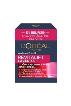 L'Oréal Paris Revitalift Lazer X3 Yoğun Yaşlanma Karşıtı Gündüz Bakım Kremi- Tanışma Boyu 15ml - Thumbnail