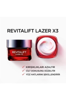 L'Oréal Paris Revitalift Lazer X3 Yoğun Yaşlanma Karşıtı Gündüz Bakım Kremi- Tanışma Boyu 15ml - Thumbnail