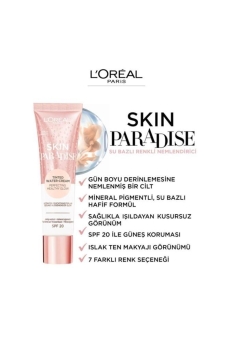 L'Oréal Paris Skin Paradise Su Bazlı Renkli Nemlendirici 01 Light - Thumbnail