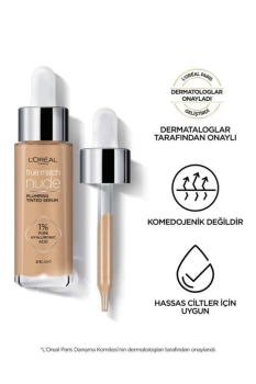 L'Oréal Paris True Match Nude Serum Fondöten 0.5-2 Very Light - Thumbnail