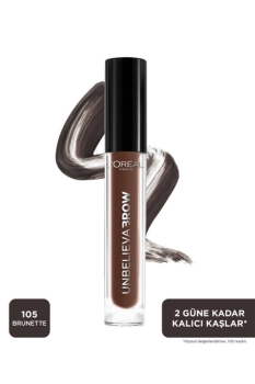 L'Oréal Paris Unbelieva Brow Uzun Süre Kalıcı Kaş Jeli - 105 Brunette - Thumbnail