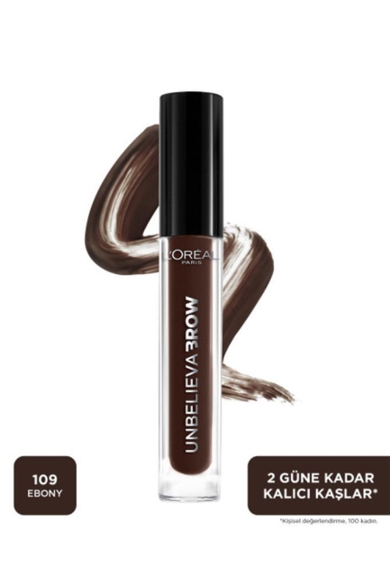 L'Oréal Paris Unbelieva Brow Uzun Süre Kalıcı Kaş Jeli - 109 Ebony