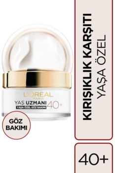 L'Oréal Paris Yaş Uzmanı 40+ Kırışıklık Karşıtı Sıkılaştırıcı Göz Kremi 15ML - Thumbnail