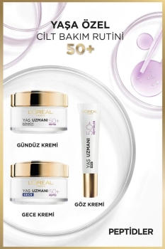 L'Oréal Paris Yaş Uzmanı 50+ Kırışıklık Karşıtı Yenileyici Krem 50ML - Thumbnail