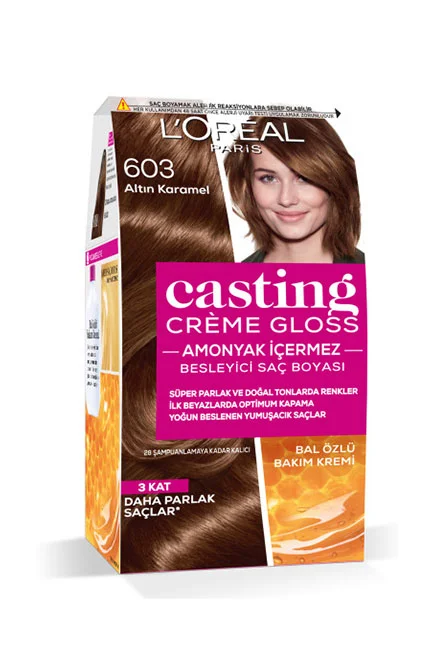 L'Oréal Paris Casting Crème Gloss Saç Boyası 603 Altın Karamel