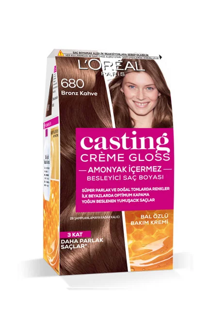 L'Oréal Paris Casting Crème Gloss Saç Boyası 680 Bronz Kahve